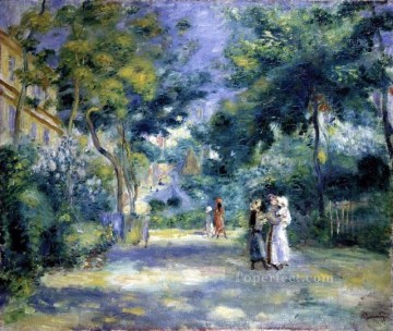 モンマルトルの庭園 ピエール・オーギュスト・ルノワール Oil Paintings